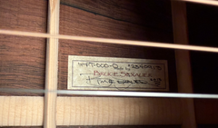Sexauer FT-000-D Brazilian rosewood guitar internal signed label