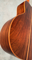 Bruce Sexauer FT-14 Braz rosewood guitar beautiful back