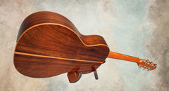 Bruce Sexauer FT-14 Braz rosewood guitar glam shot back