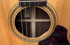 Bruce Sexauer FT-14 Braz rosewood guitar rosette