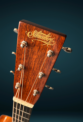 Schoenberg Soloist guitar headstock logo