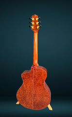Simpson GA-C Artist grade Sapele guitar full back view
