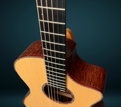 Simpson GA-C Artist grade Sapele guitar bloodwood bindings
