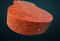 Simpson GA-C Artist grade Sapele guitar with bloodwood bindings, heel and end grafts
