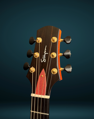 Simpson GA-C Artist grade Sapele guitar headstock