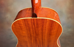 Square Deal JN guitar curly ivoroid bindings