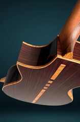 Stehr Auditorium guitar with cutaway and back bevel