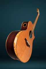 Stehr Auditorium guitar with ergonomic top bevel