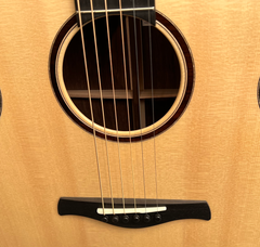 Strahm Eros C Brz guitar ebony bridge