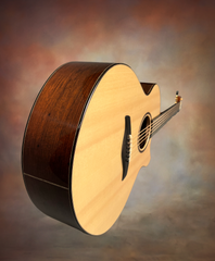 Strahm Eros C Brz guitar end view