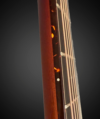 Taylor custom All Koa GA guitar fretboard side
