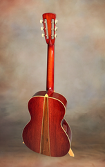 Tippin 000-12T 3 piece back guitar full back view