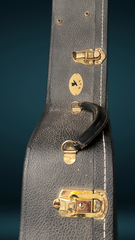 Tippin Art Deco TREE Mahogany guitar case side