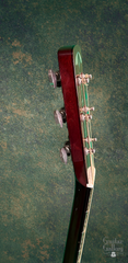 Tippin Art Deco TREE Mahogany guitar side of headstock