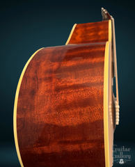 Tippin Art Deco TREE Mahogany guitar ivoroid binding