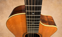 Tippin 000-12 fret Brazilian rosewood guitar arrowhead fret markers
