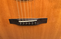 Tippin 000-12 fret Brazilian rosewood guitar ebony bridge