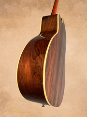 Tippin 000-12 fret Brazilian rosewood guitar ivoroid binding