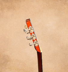 Tippin 000-12 fret Brazilian rosewood guitar side dot