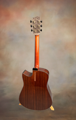 Tom Sands model L Malaysian Blackwood guitar full back view