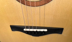 Tom Sands model L Malaysian Blackwood guitar ebony bridge