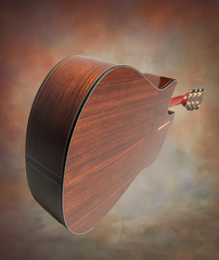 Tom Sands model L Malaysian Blackwood guitar beautiful back