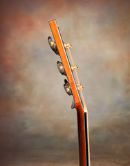 Tom Sands model L Malaysian Blackwood guitar side of headstock