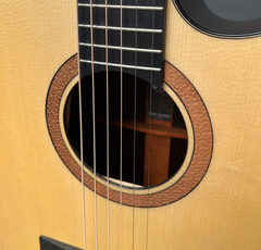 Tom Sands model L Malaysian Blackwood guitar gorgeous rosette
