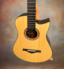 Tom Sands model S Malaysian Blackwood guitar Swiss Moon spruce top