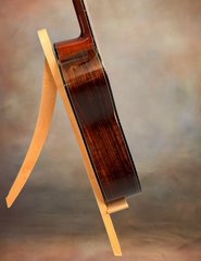 Tom Sands model S Malaysian Blackwood guitar side