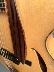 Trenier Acoustic Archtop pickguard detail