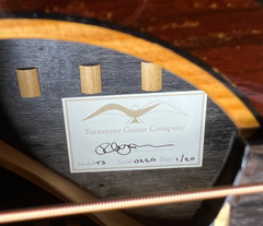 Turnstone ancient Bog guitar signed label