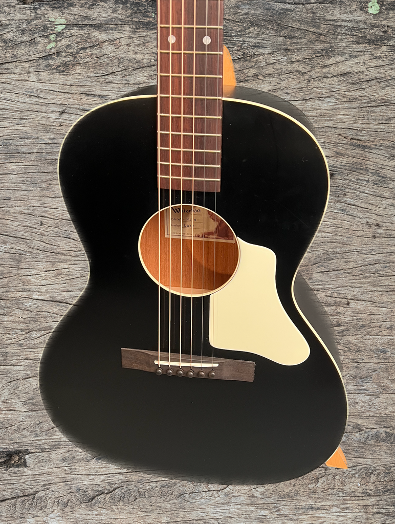 Waterloo Black WL-14LTR Guitar – Guitar Gallery Waterloo Black WL-14LTR Guitar – Guitar Gallery
