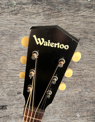Waterloo WL-14 L TR Black guitar logo