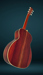 Kim Walker 0-14 Brazilian rosewood guitar glam shot back