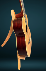Kim Walker 0-14 Brazilian rosewood guitar side view