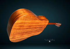 Webber koa dreadnought guitar at GuitarGal.com