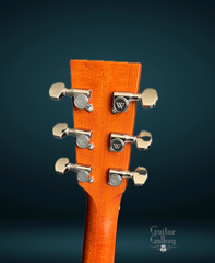 Webber koa dreadnought guitar tuners with builder logo