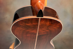 Wingert parlor classical Brazilian rosewood guitar heel