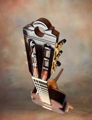 Wingert parlor classical Brazilian rosewood guitar glam shot headstock