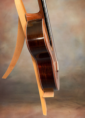 Wingert parlor classical Brazilian rosewood guitar side