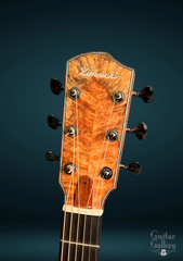 Zimnicki OMc guitar burl headstock