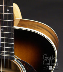 Martin 000-28ECB Brazilian rosewood guitar upper bout