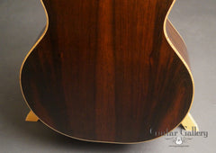 Ryan Mission GC Brazilian rosewood guitar back low