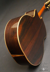 Ryan Mission GC Brazilian rosewood guitar back glam shot