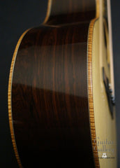 Ryan Mission GC Brazilian rosewood guitar side detail