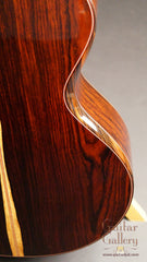 Maingard guitar back bevel