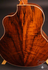 McPherson MG-3.5XP guitar Brazilian rosewood back detail