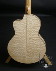 Lowden S35Jx custom quilt maple guitar back