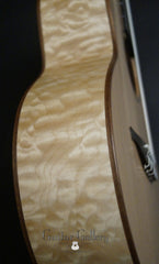 Lowden S35Jx custom quilt maple guitar side detail